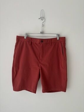 SAXX Go To Town 2N1 Shorts | Red Clay | Built-In Liner | Performance Shorts